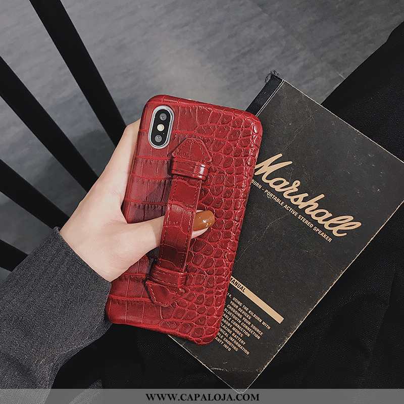 Capas iPhone Xs Luxo Couro Super Vermelho, Capa iPhone Xs Slim Online