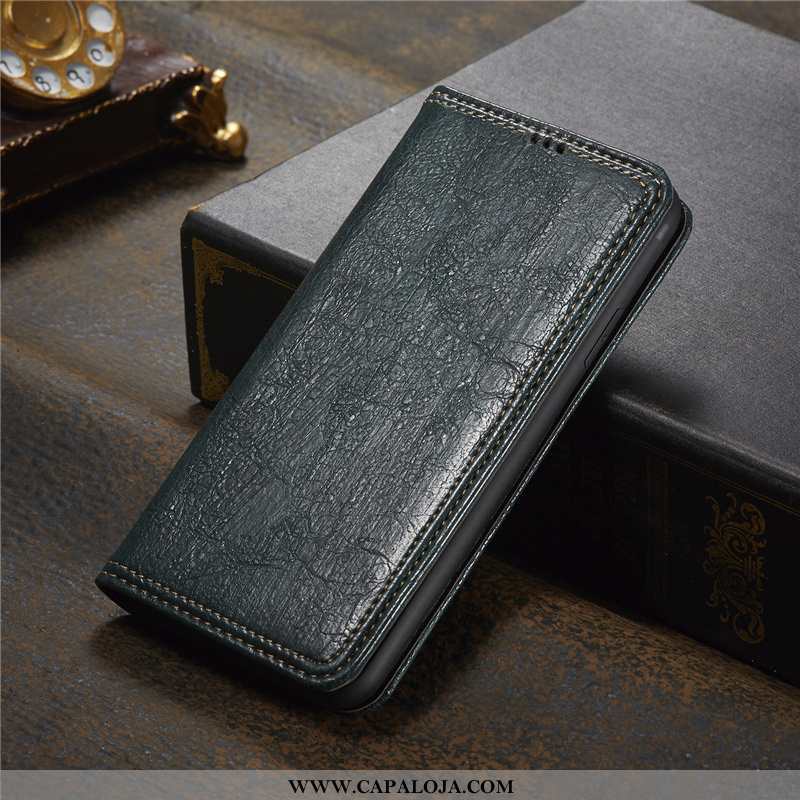 Capas iPhone Xs Max Carteira Personalizada Genuíno Marrom Antiqueda Castanho, Capa iPhone Xs Max Cou