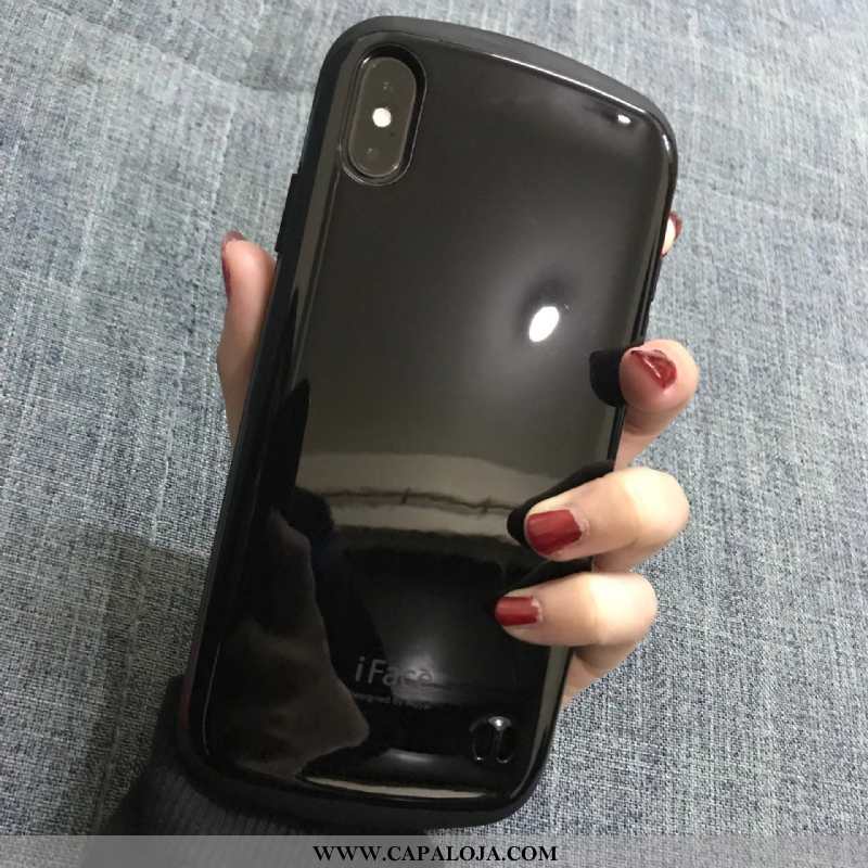 Capas iPhone Xs Max Completa Antiqueda Preto Telemóvel, Capa iPhone Xs Max Online