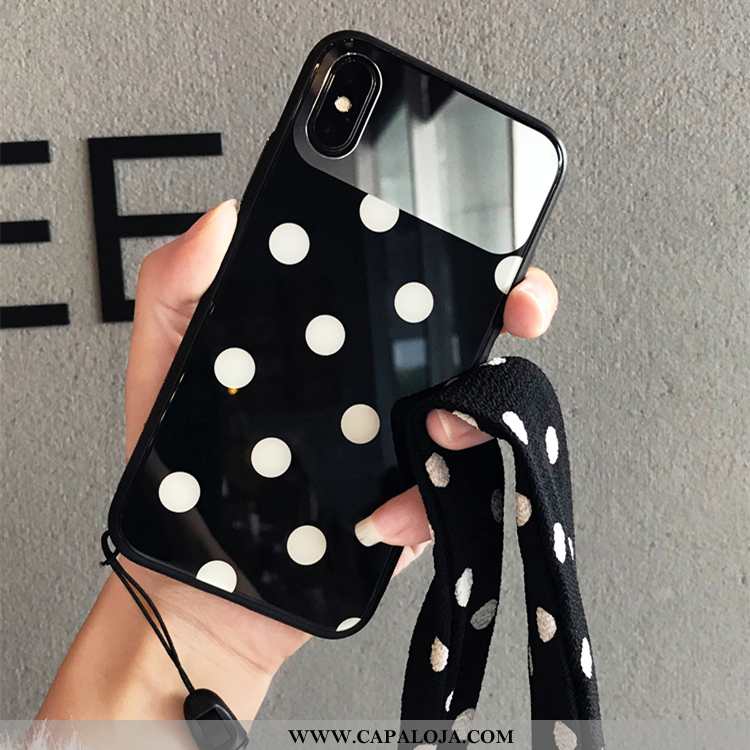 Capas iPhone Xs Max Cordao Branco Vidro, Capa iPhone Xs Max Tendencia Comprar