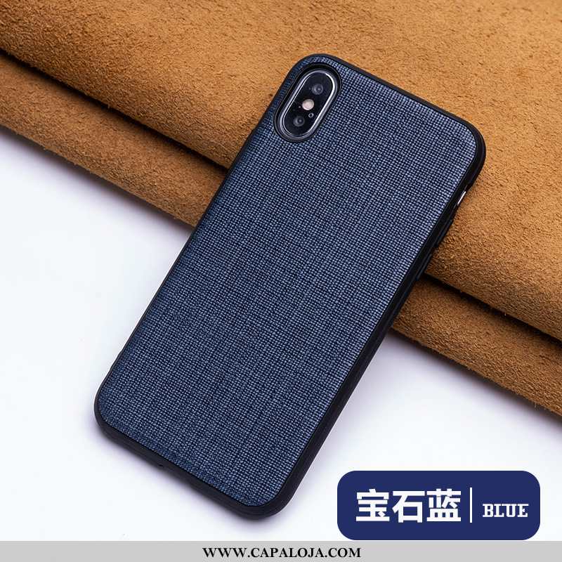 Capas iPhone Xs Max Couro Genuíno Cases Personalizada De Grau Preto, Capa iPhone Xs Max Slim Baratas