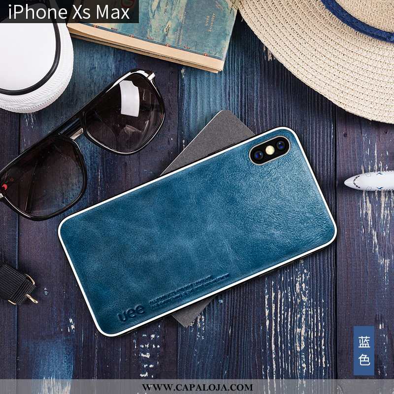 Capas iPhone Xs Max Couro Legitimo Tendencia Novas Vermelha Castanho, Capa iPhone Xs Max Couro Onlin