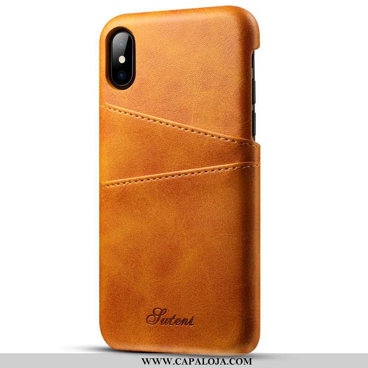 Capas iPhone Xs Max Criativas Cases Marrom Pequena Castanho, Capa iPhone Xs Max Carteira Venda