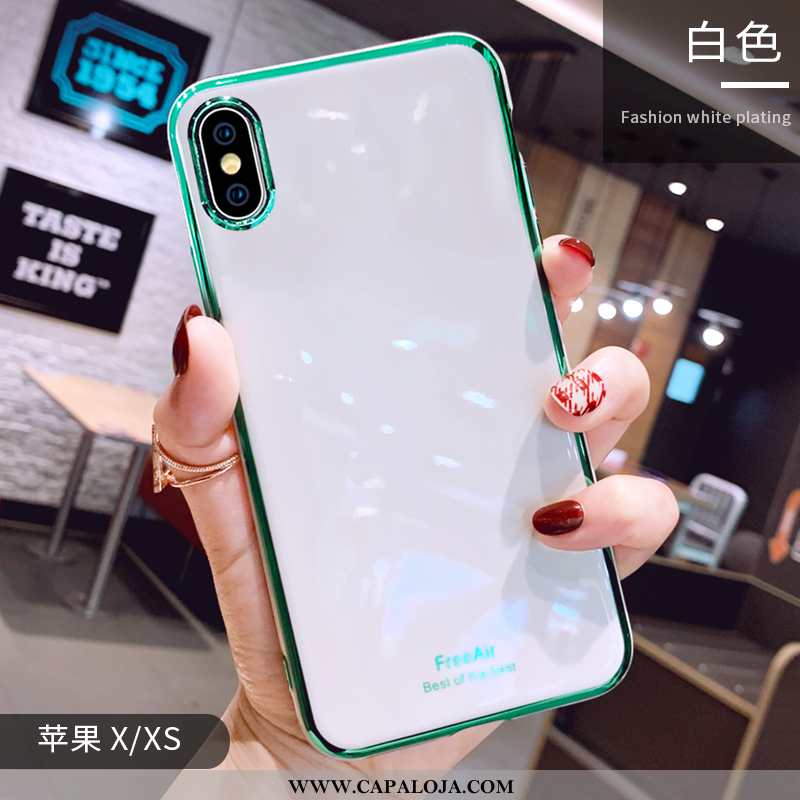 Capas iPhone Xs Max Criativas Claro Telemóvel Branco, Capa iPhone Xs Max Slim Promoção