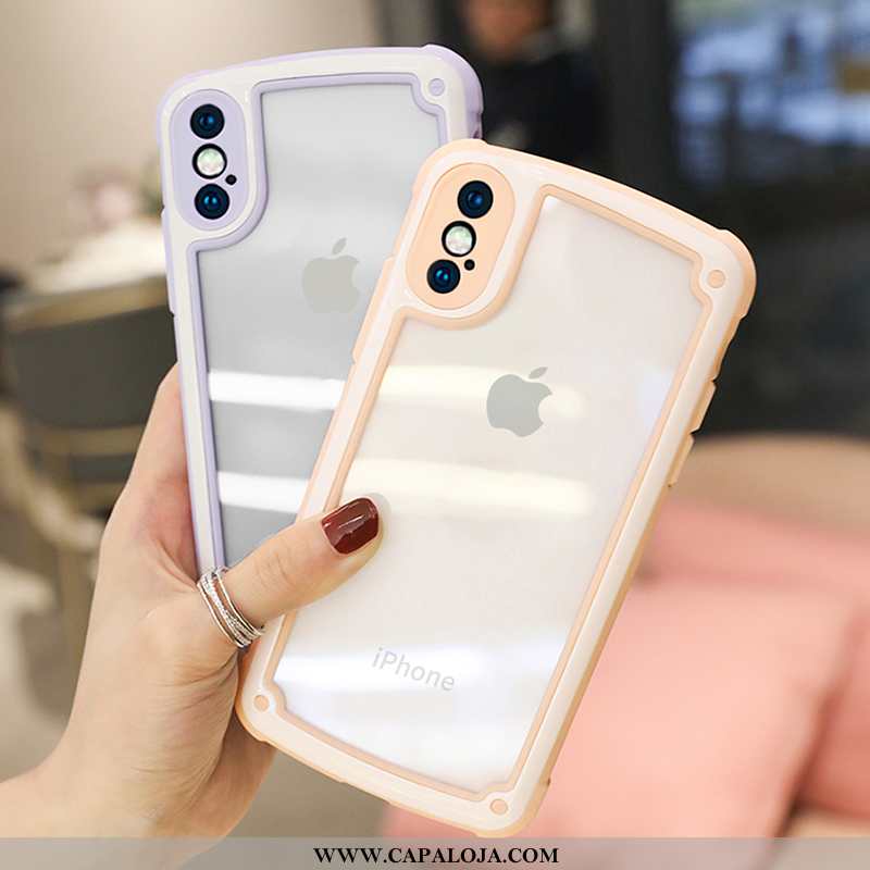 Capas iPhone Xs Max Personalizado Telemóvel Feminino Soft Rosa, Capa iPhone Xs Max Criativas Promoçã