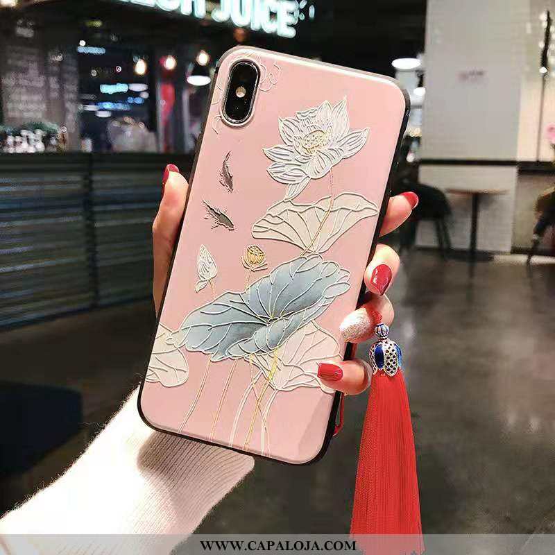 Capas iPhone Xs Max Protetoras Soft Rosa Midi, Capa iPhone Xs Max Moda Comprar