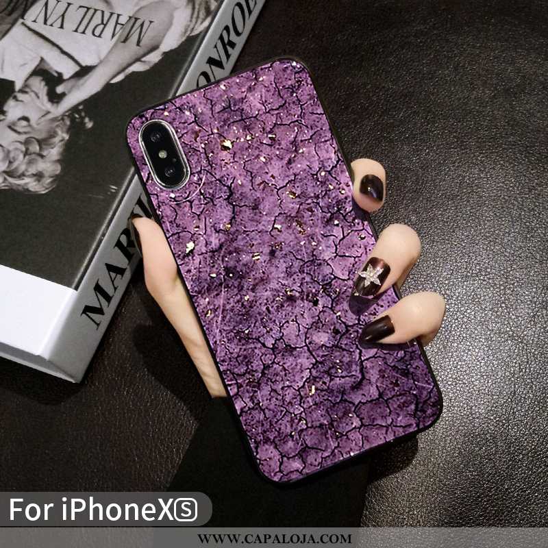 Capas iPhone Xs Personalizada De Grau Feminino Telemóvel Roxo, Capa iPhone Xs Criativas Comprar