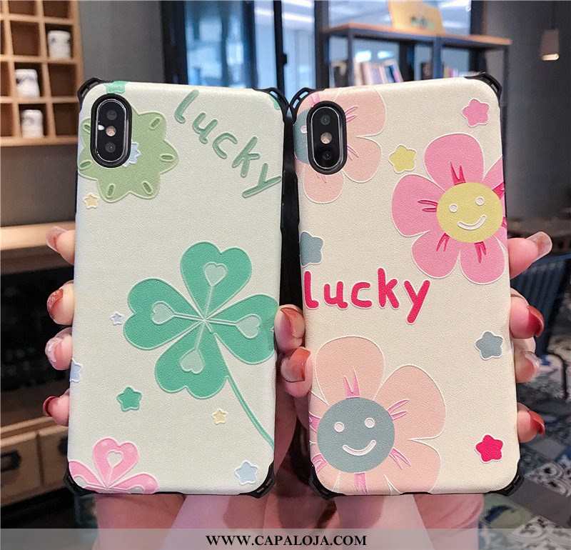 Capas iPhone Xs Protetoras Soft Malha Seda Rosa, Capa iPhone Xs Silicone Baratas