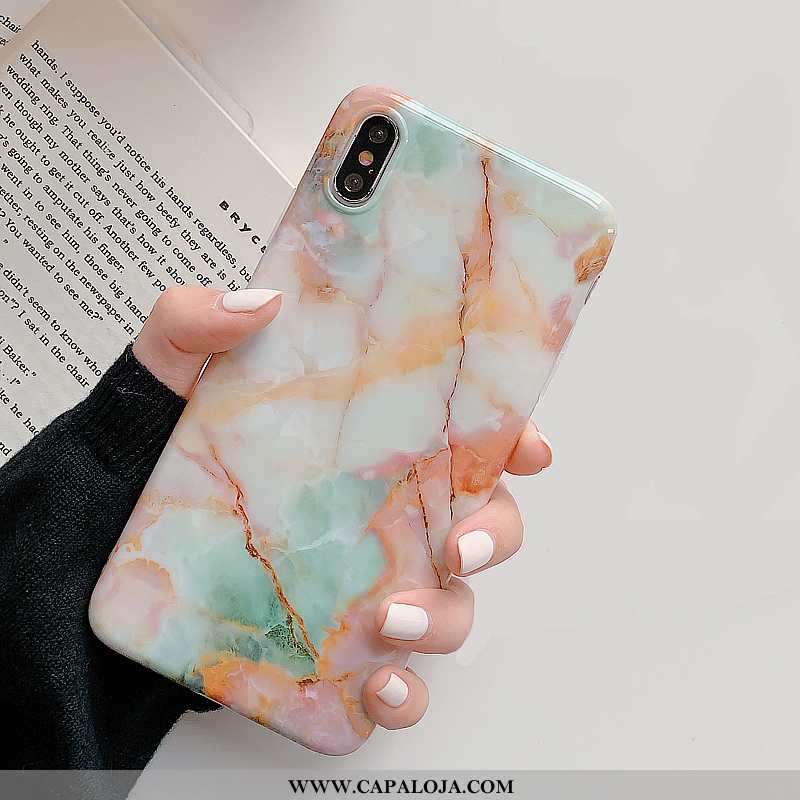 Capas iPhone Xs Soft Masculino Telemóvel Verde, Capa iPhone Xs Silicone Promoção