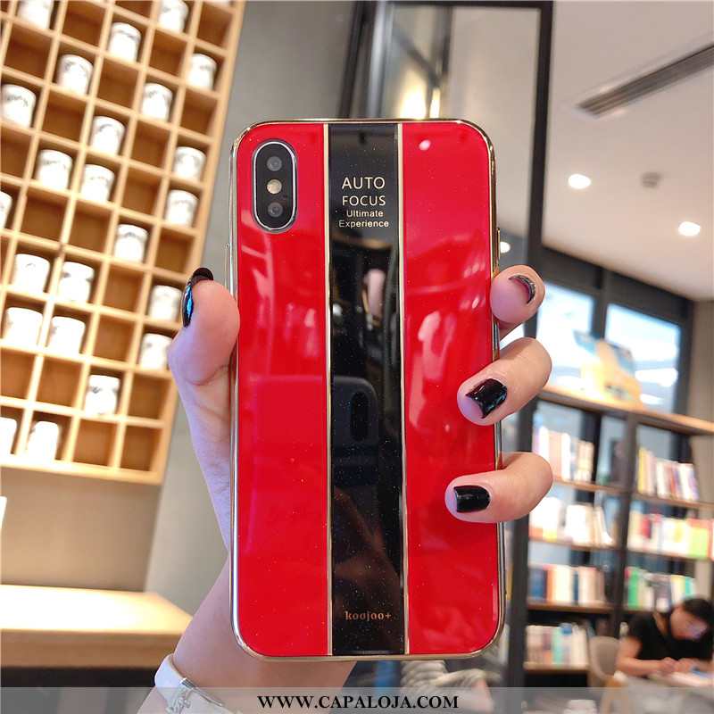 Capas iPhone Xs Super Telemóvel Masculino Antiqueda Rosa, Capa iPhone Xs Protetoras Baratas