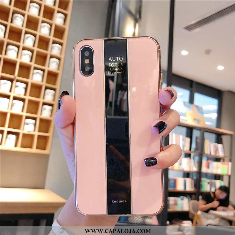 Capas iPhone Xs Super Telemóvel Masculino Antiqueda Rosa, Capa iPhone Xs Protetoras Baratas