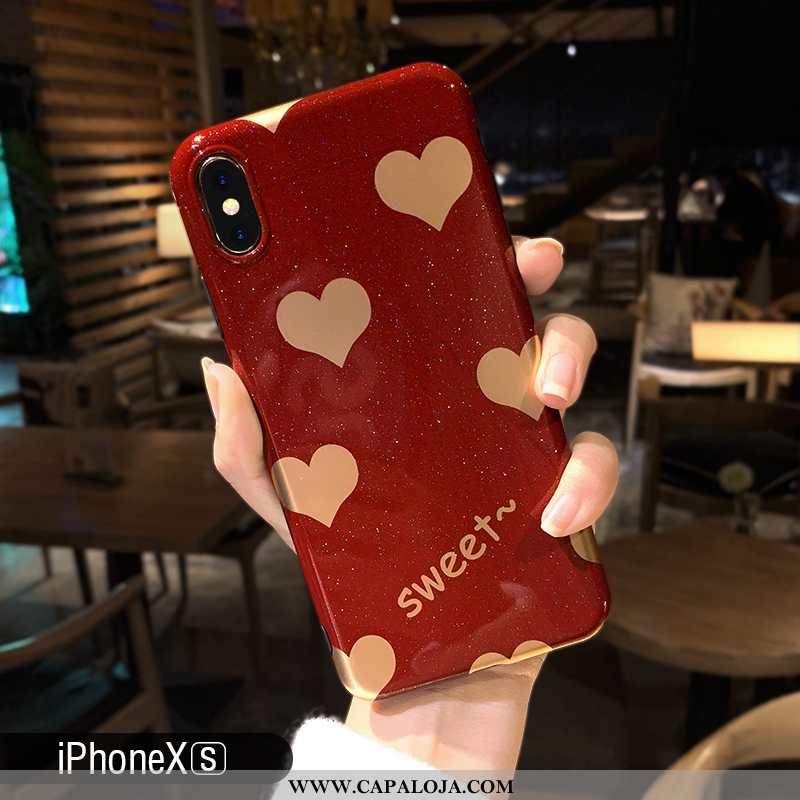 Capas iPhone Xs Tendencia Nova Feminino Super Vermelho, Capa iPhone Xs Soft Promoção