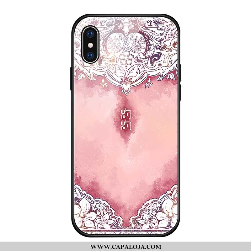 Capas iPhone Xs Vidro Midi Feminino Masculino Azul, Capa iPhone Xs Personalizada Venda