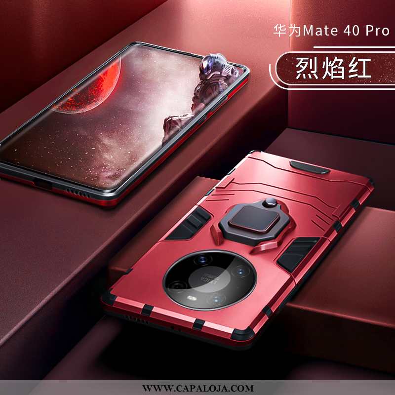 Capa Huawei Mate 40 Pro Criativas Suporte Personalizada Antiqueda Vermelho, Capas Huawei Mate 40 Pro