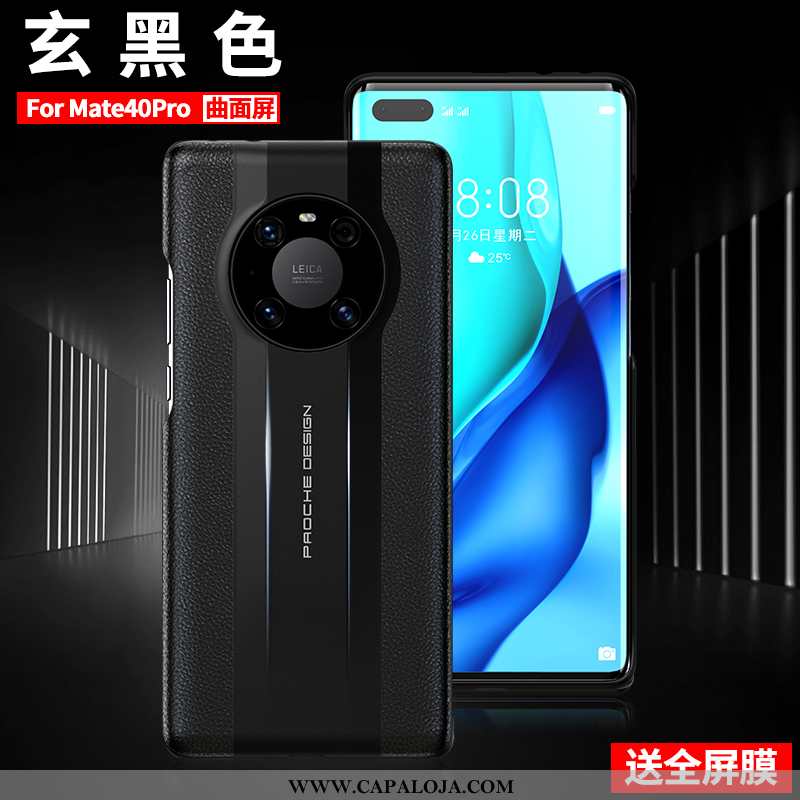 Capa Huawei Mate 40 Pro Protetoras De Grau Telemóvel Cases Vermelho, Capas Huawei Mate 40 Pro Couro 