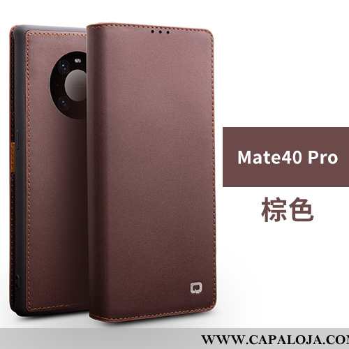 Capa Huawei Mate 40 Pro Protetoras Telemóvel Marrom Antiqueda Castanho, Capas Huawei Mate 40 Pro Cou