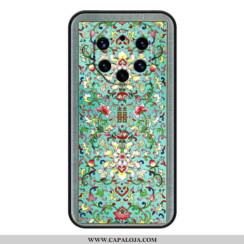 Capa Huawei Mate 40 Rs Moda Retro Protetoras Midi Azul, Capas Huawei Mate 40 Rs Cordao Barato