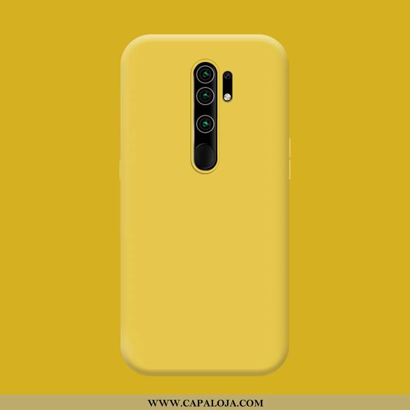 Capa Xiaomi Redmi 9 Fosco Pequena Azul Telemóvel, Capas Xiaomi Redmi 9 Soft Barato