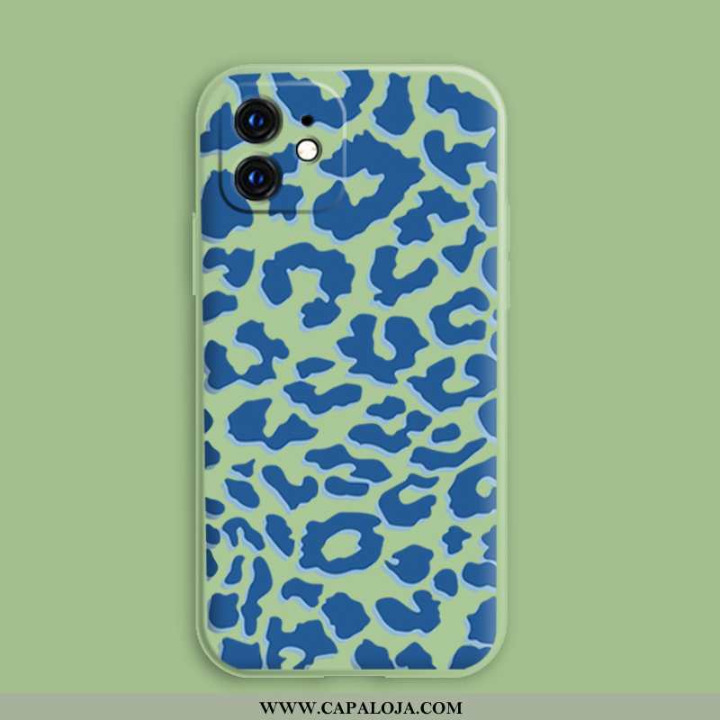 Capa iPhone 12 Mini Super Slim Leopardo Antiqueda Azul, Capas iPhone 12 Mini Protetoras Barato