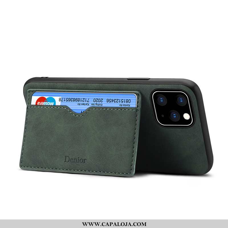 Capa iPhone 12 Pro Max Couro Telemóvel Fosco Genuíno Marrom Castanho, Capas iPhone 12 Pro Max Protet