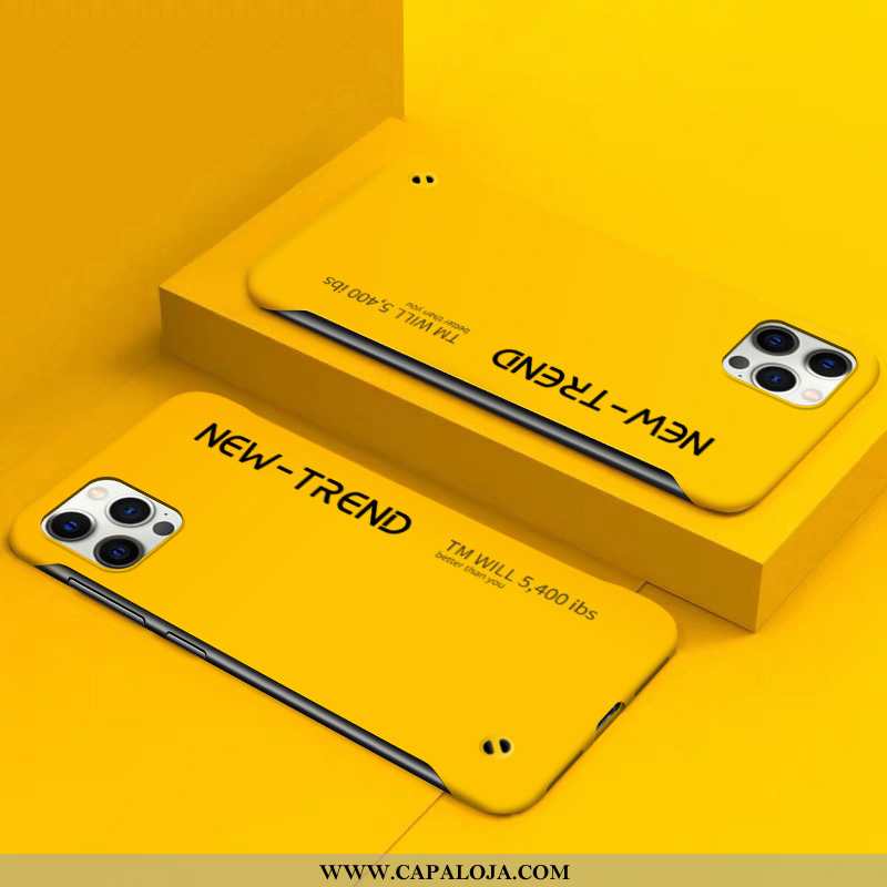 Capa iPhone 12 Pro Tendencia Nova Sem Capas Amarelo, iPhone 12 Pro Super Barato