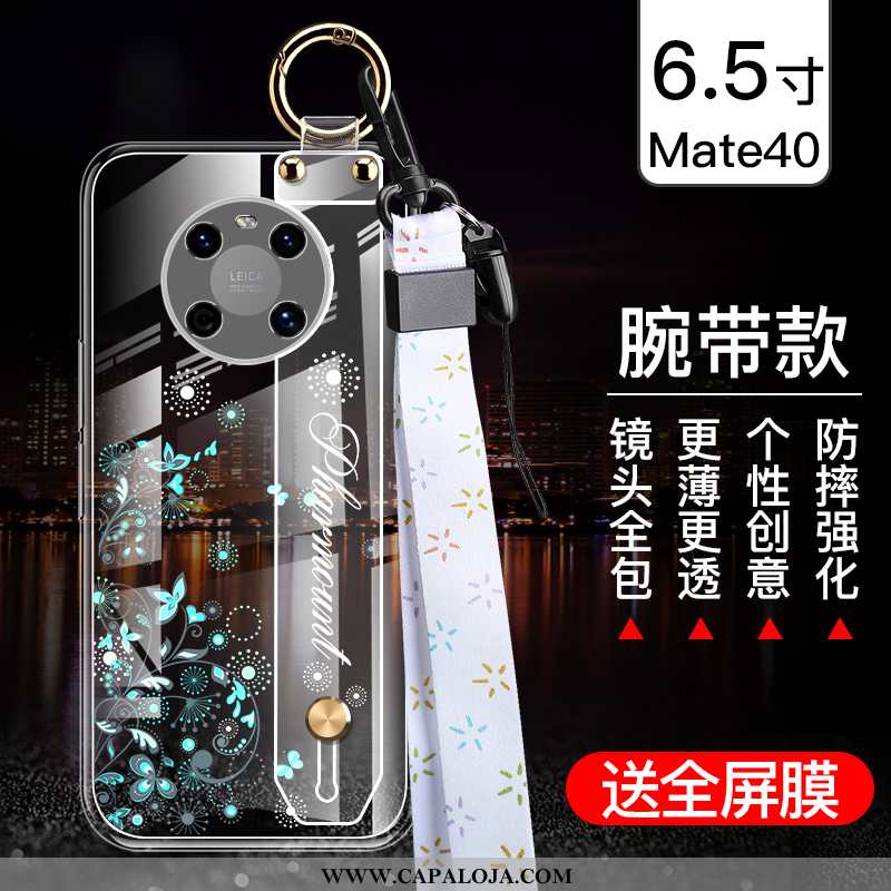 Capas Huawei Mate 40 Criativas Protetoras Super Transparente Preto, Capa Huawei Mate 40 Slim Venda