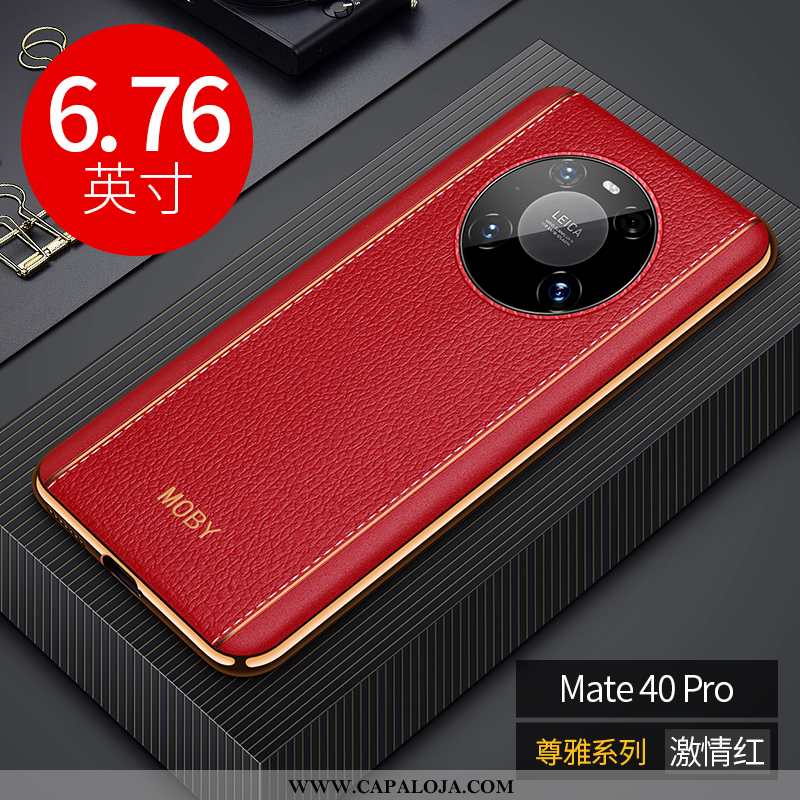 Capas Huawei Mate 40 Pro Protetoras De Grau Antiqueda Cases Vermelho, Capa Huawei Mate 40 Pro Silico