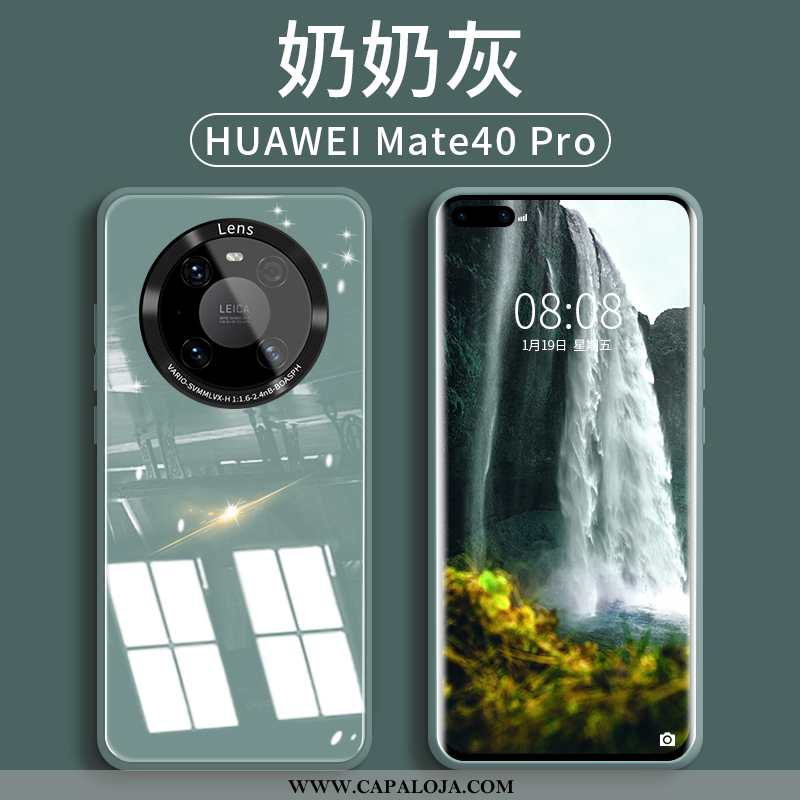 Capas Huawei Mate 40 Pro Silicone Malha Antiqueda Roxo, Capa Huawei Mate 40 Pro Vidro Baratas