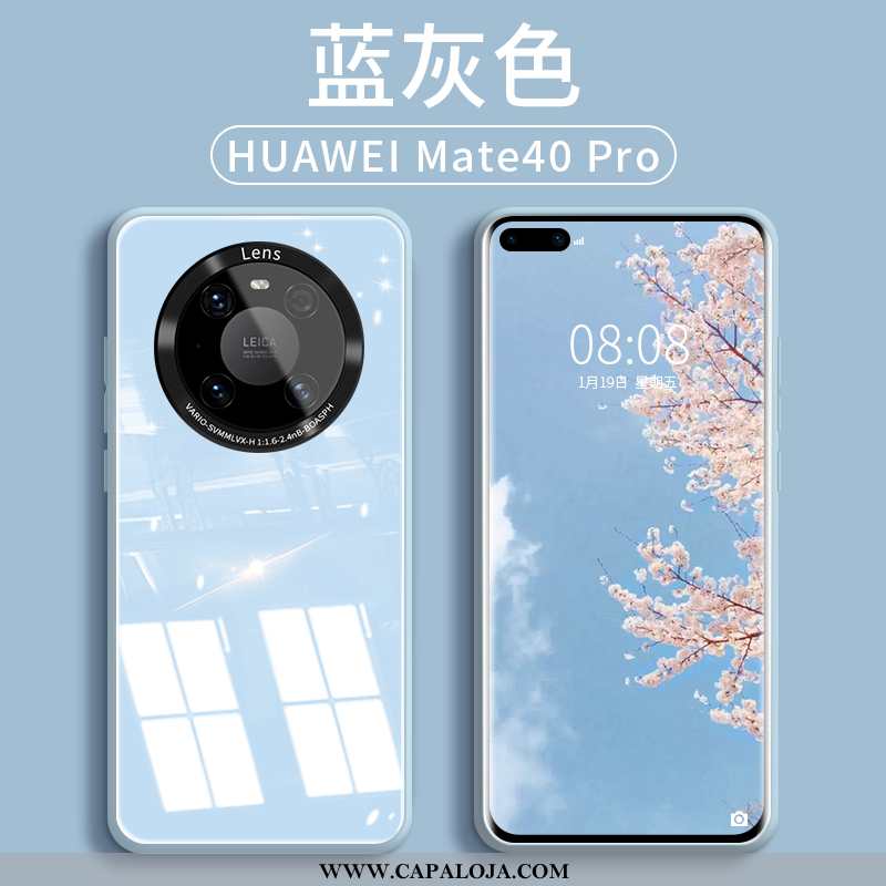 Capas Huawei Mate 40 Pro Silicone Malha Antiqueda Roxo, Capa Huawei Mate 40 Pro Vidro Baratas