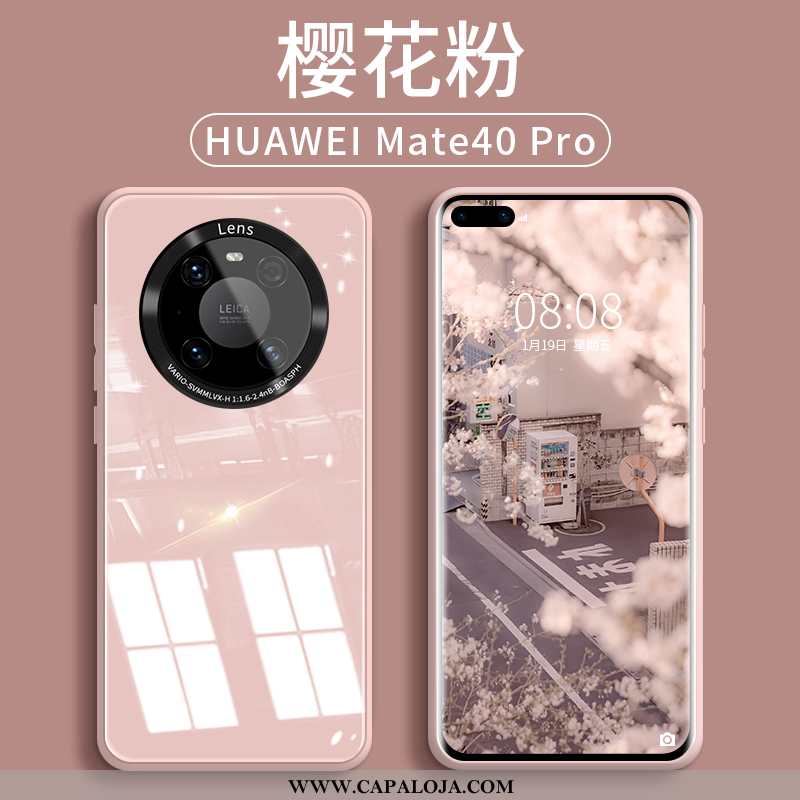 Capas Huawei Mate 40 Pro Silicone Malha Antiqueda Roxo, Capa Huawei Mate 40 Pro Vidro Baratas