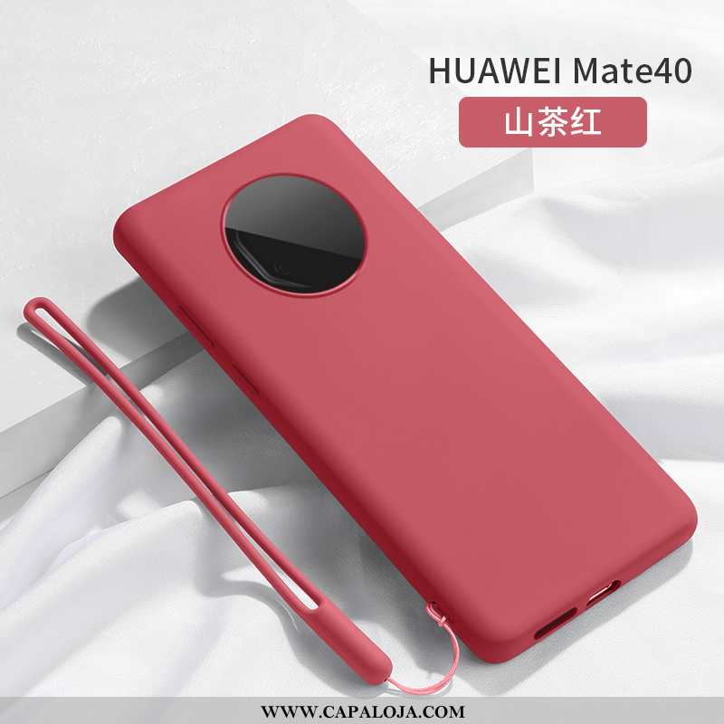 Capas Huawei Mate 40 Super Malha Completa Cases Vermelho, Capa Huawei Mate 40 Protetoras Baratas