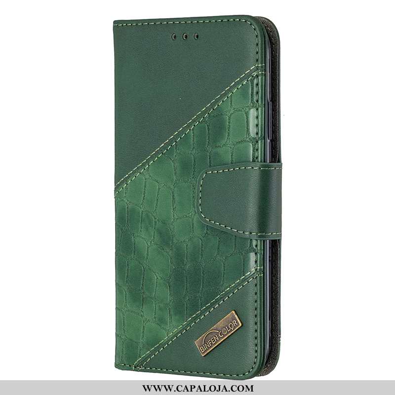 Capas Xiaomi Redmi 9 Carteira Para Idoso Protetoras Verde, Capa Xiaomi Redmi 9 Couro Baratas