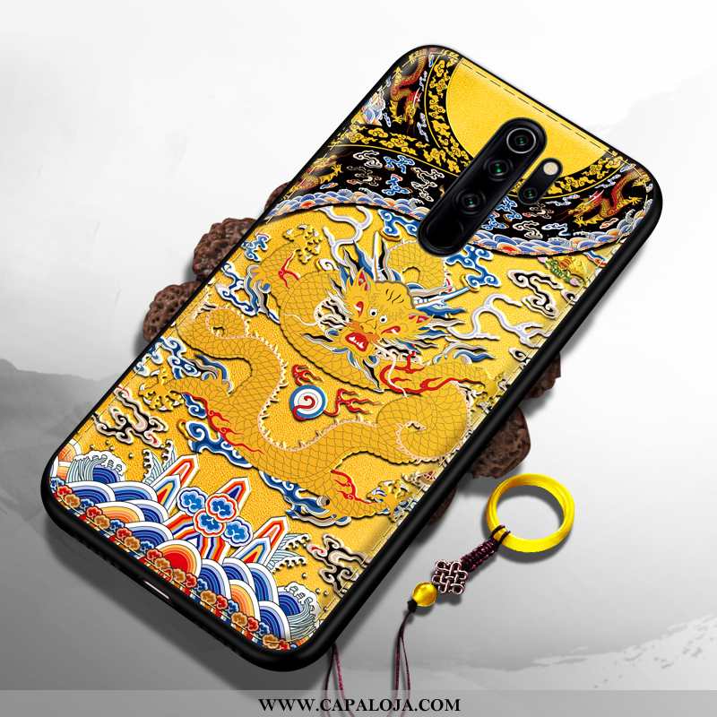 Capas Xiaomi Redmi 9 Fosco Telinha Amarelo, Capa Xiaomi Redmi 9 Personalizada Promoção