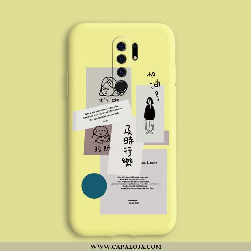 Capas Xiaomi Redmi 9 Super Silicone Cases Azul, Capa Xiaomi Redmi 9 Protetoras Baratos