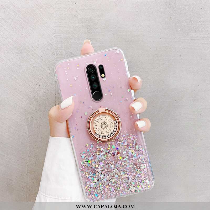 Capas Xiaomi Redmi 9 Tendencia Suporte Telemóvel Verde, Capa Xiaomi Redmi 9 Protetoras Baratas