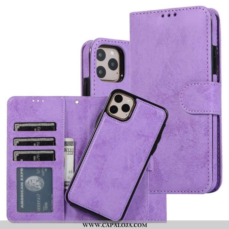 Capa Capa Flip Para iPhone 14 Destacável