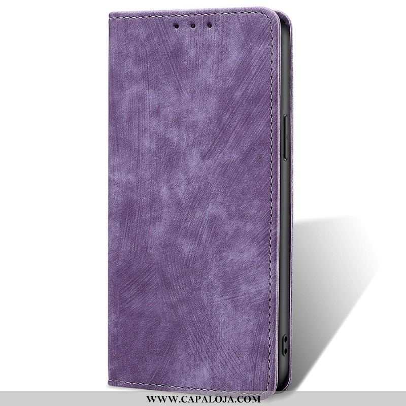 Capa De Celular Para Huawei Mate 50 Pro Flip Couro Sintético Retrô