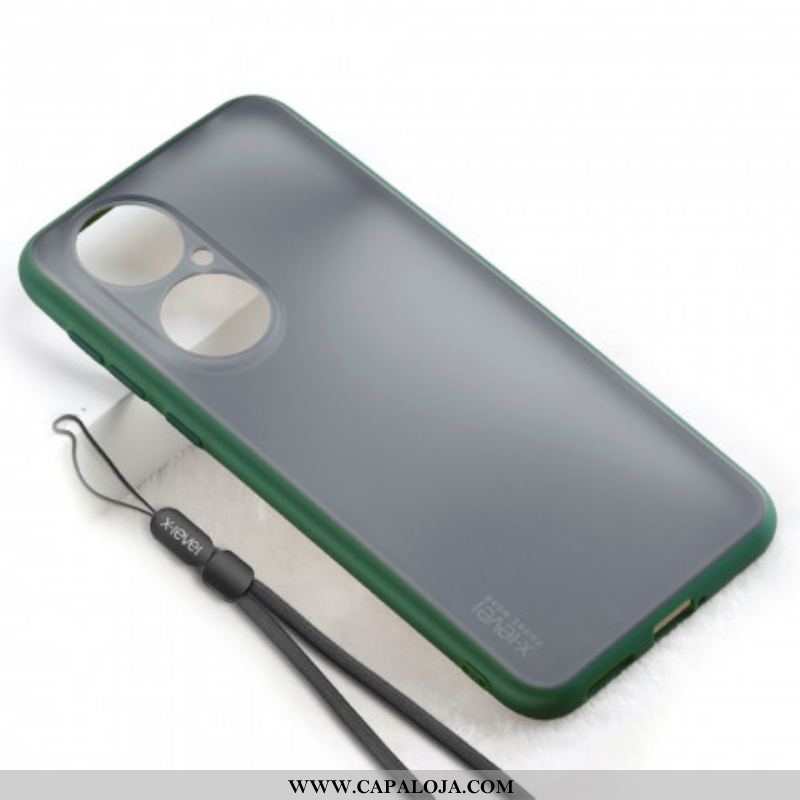 Capa De Celular Para Huawei P50 Pro X-level Fosco Com Cordão