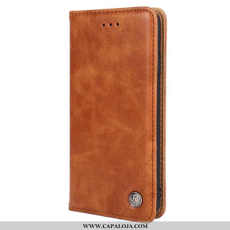 Capa De Celular Para Huawei P60 Pro Flip Rebite Decorativo