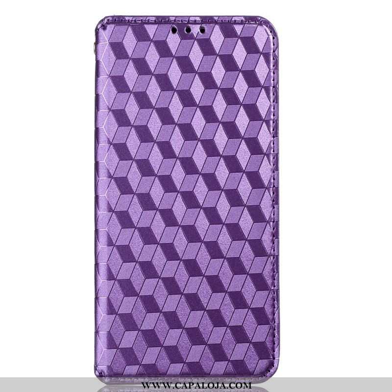 Capa De Celular Para OnePlus 10 Pro 5G Flip Efeito Couro Diamante