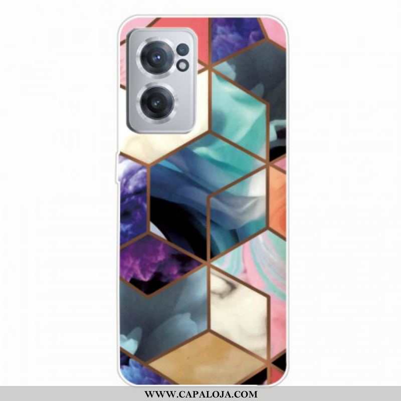 Capa De Celular Para OnePlus Nord CE 2 5G Azulejos E Texturas