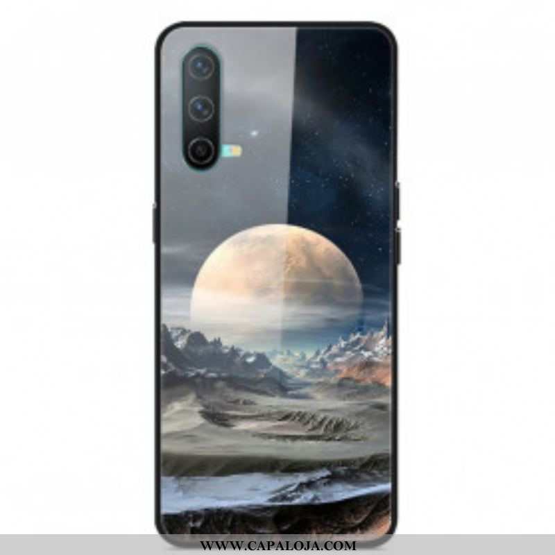 Capa De Celular Para OnePlus Nord CE 5G Vidro Temperado Da Lua Espacial