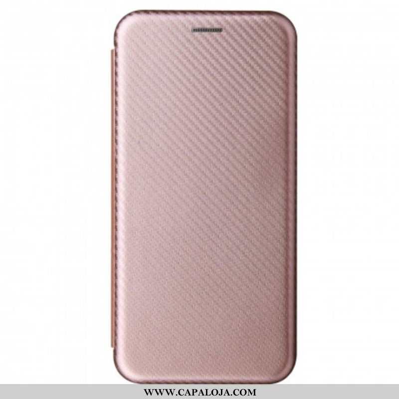 Capa De Celular Para Oppo A15 Flip Silicone De Carbono Colorido