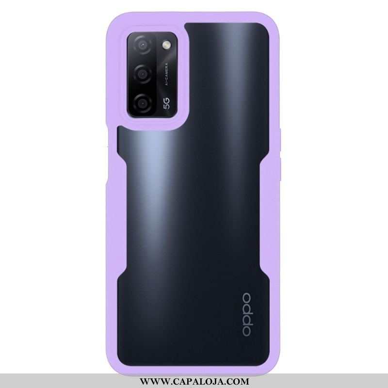 Capa De Celular Para Oppo A16 / A16s Híbrido De Borda Chanfrada