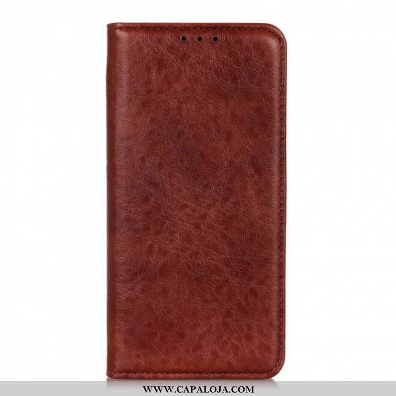 Capa De Celular Para Oppo A54 5G / A74 5G Flip Textura De Couro Dividido