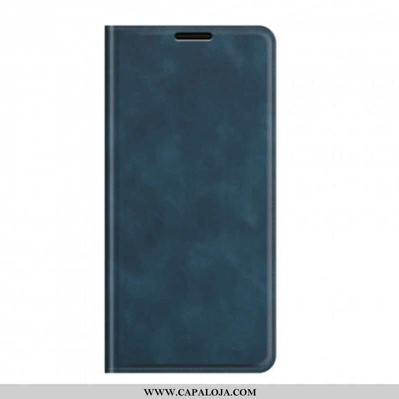 Capa De Celular Para Oppo A54 5G / A74 5G Flip Toque De Pele