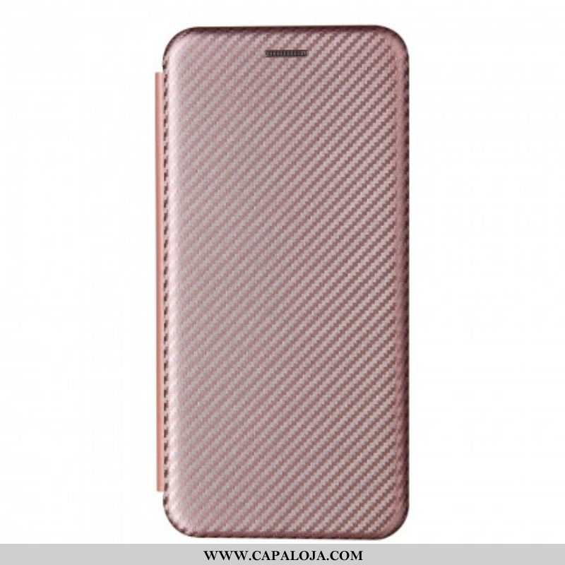 Capa De Celular Para Oppo A94 5G Flip Silicone De Carbono Colorido