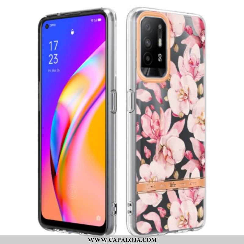 Capa De Celular Para Oppo A94 5G Flor De Begônia