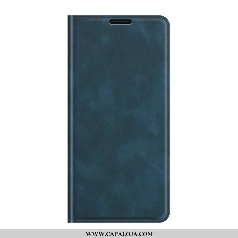 Capa De Celular Para Oppo Find X3 Neo Flip Efeito Couro Toque Sedoso