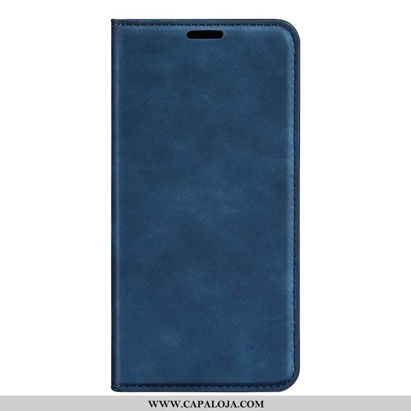 Capa De Celular Para Oppo Find X5 Lite Flip Couro Sintético Liso